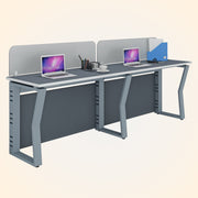 Workstation | Alabaster | 2 Seater | Side by Side | Only Desk